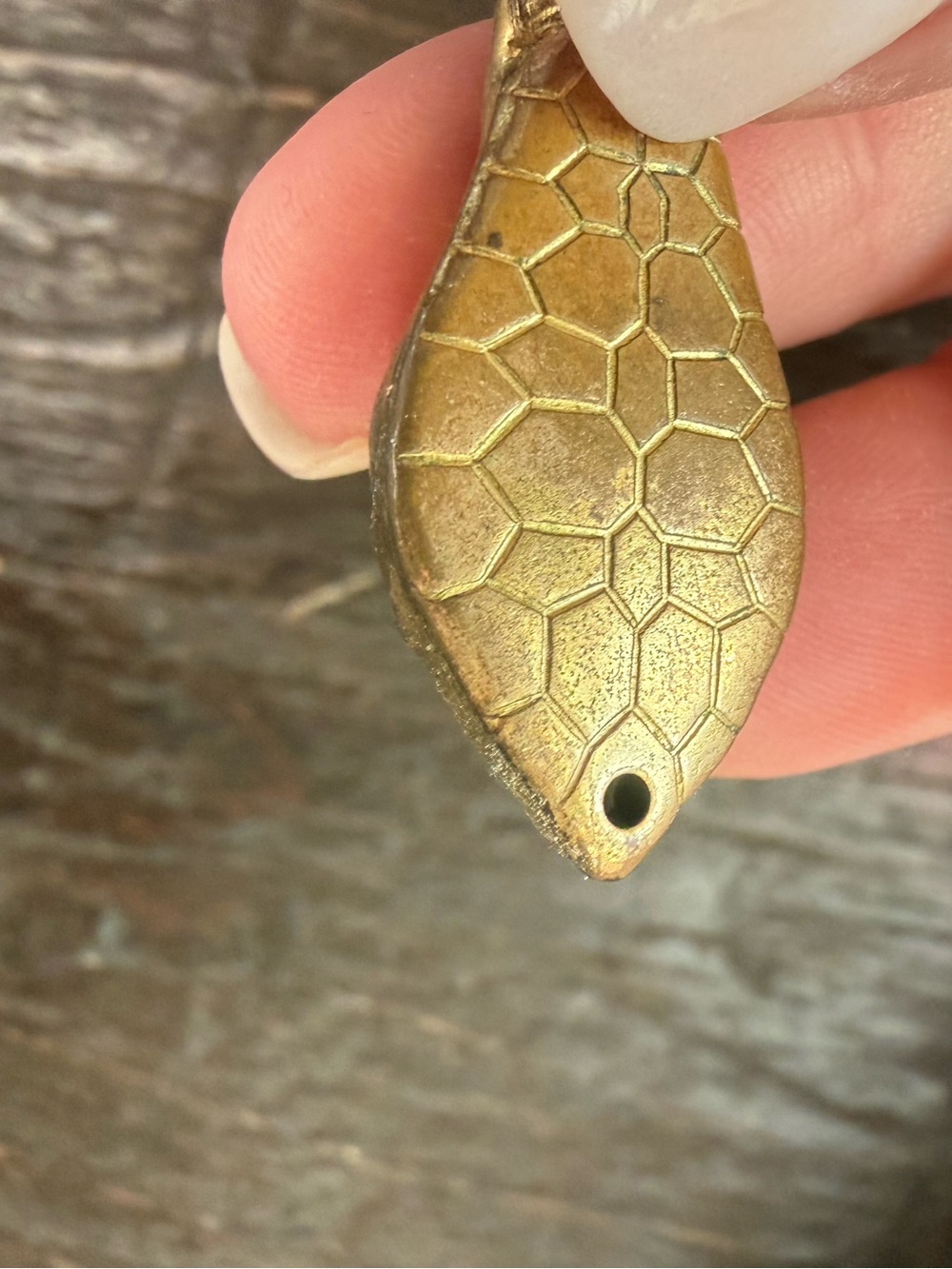 Vintage Snake Cuff Bracelet - Brass RARE - Picture 6 of 8